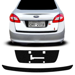 Kit Protetor Porta-Malas New Fiesta 2011/2014 + Fundo De Placa