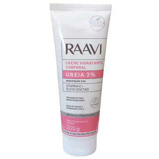 Creme Hidratante Corporal Intensivo Ureia Vegano Raavi 200g em Oferta na Shopee