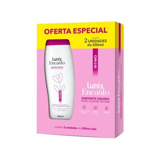 Sabonete Lunis Encanto Liquido Intimo Com 2x200ml Especial em Oferta na Shopee