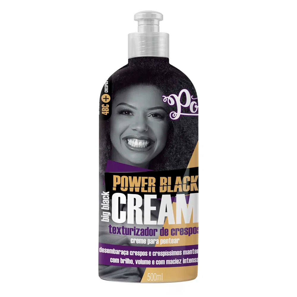 Creme De Pentear Soul Power Big Black Cream 500ml - Beauty