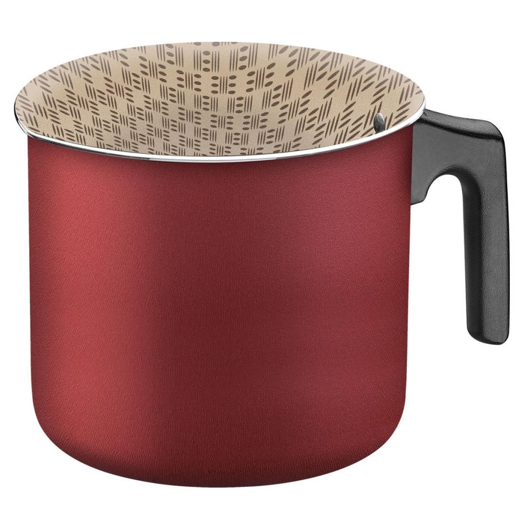 Fervedor Tramontina  Turim 12cm em Alumínio com Revestimento Antiaderente Vermelho 1,1 Lit...