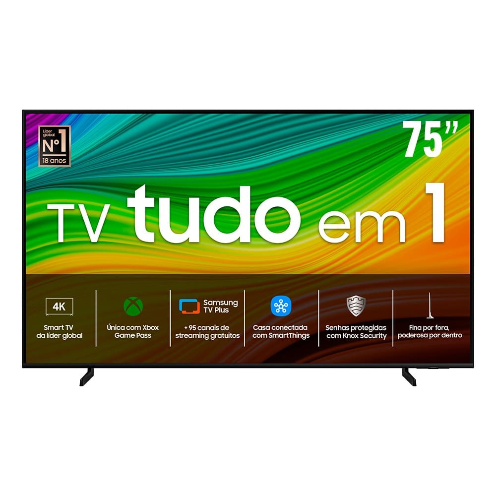 Smart TV QLED 75 4K Samsung 75Q60D Gaming Hub, AI Energy Mode, Alexa built in - Home Appliances