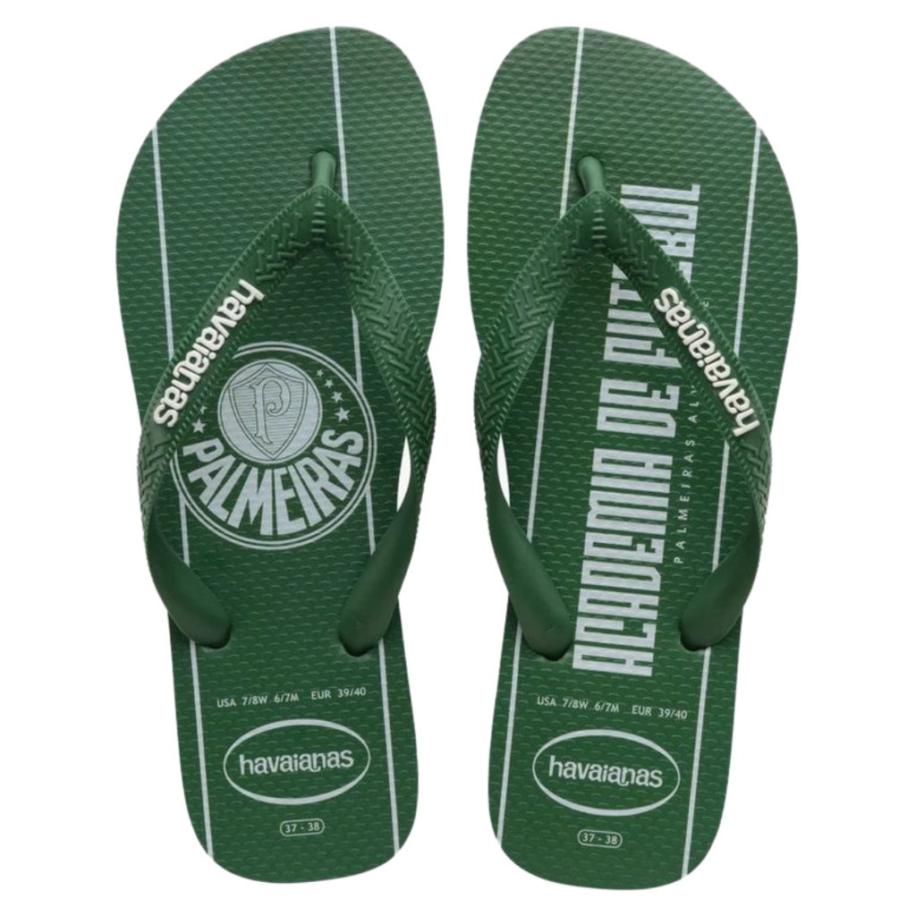 Chinelo Havaianas Top Times Palmeiras (NOVO)