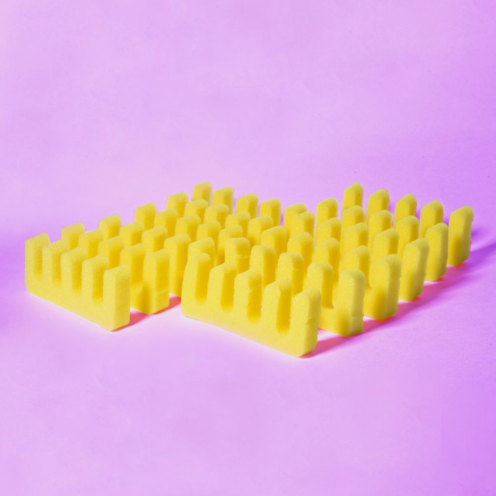 Kit com 12 Pares de Separadores de Dedos de Espuma em Oferta na Shopee