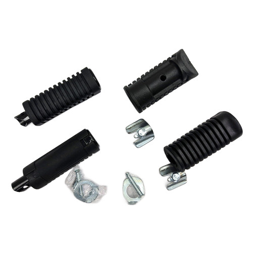 Pe De Apoio Garupa Cg 125/ 150 Es Esd + Borracha Estribo Kit