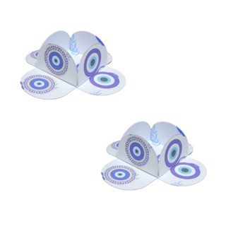 Forminhas Doces 4 Pétalas Base 3x3cm Festa - Olho Grego em Oferta na Shopee