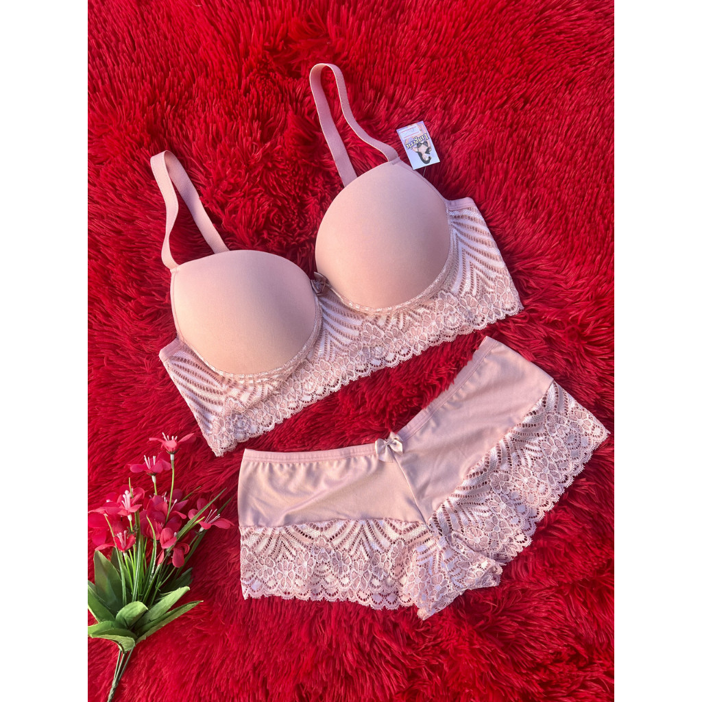 Conjunto Plus Size Caleçon Renda