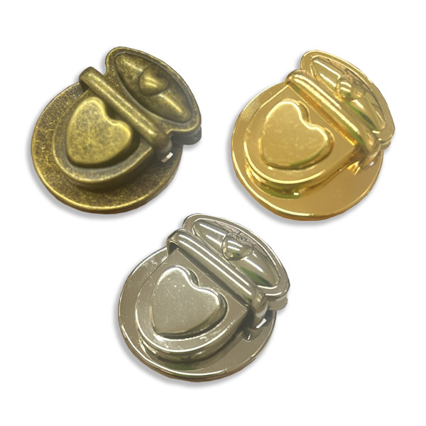 5 Un de Fecho Metal Fivela Tic Tac Bolsa Engate Coração Artesanato Costura Importado 30mm Acabamento em Oferta na Shopee