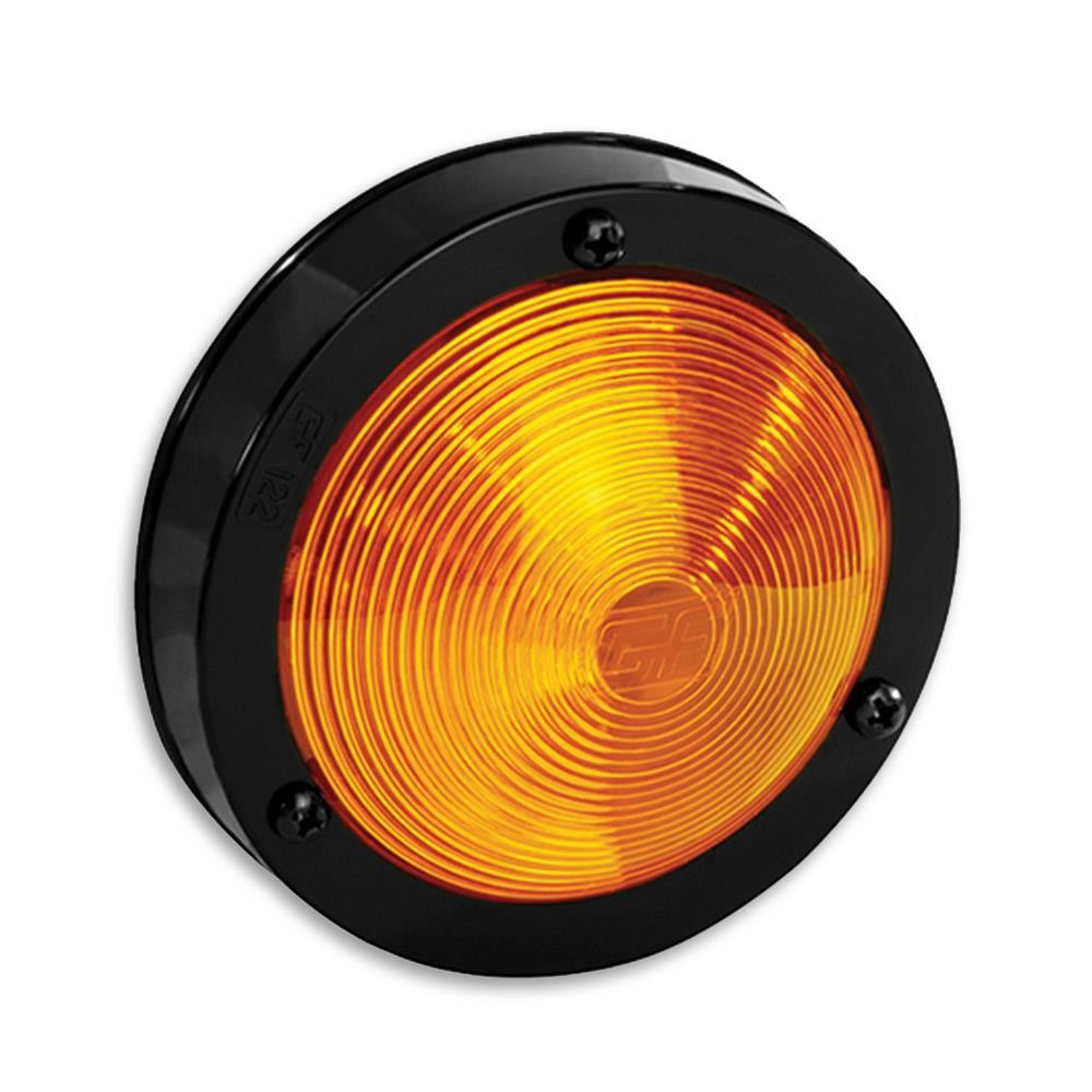 Lanterna Lateral Carreta Redonda Amarela - GF Lanternas  (0.122/AM) em Oferta na Shopee