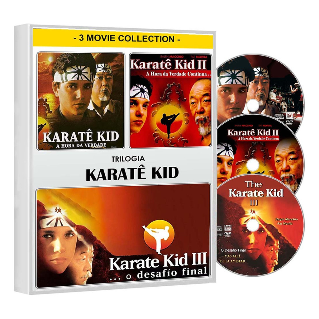Dvd Karatê Kid Trilogia
