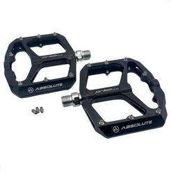 PEDAL PLATAFORMA ABSOLUTE PRIME FLAT C/ ROLAMENTO Bike Mtb Dh Enduro Trail Bmx Rosca Grossa 9/16