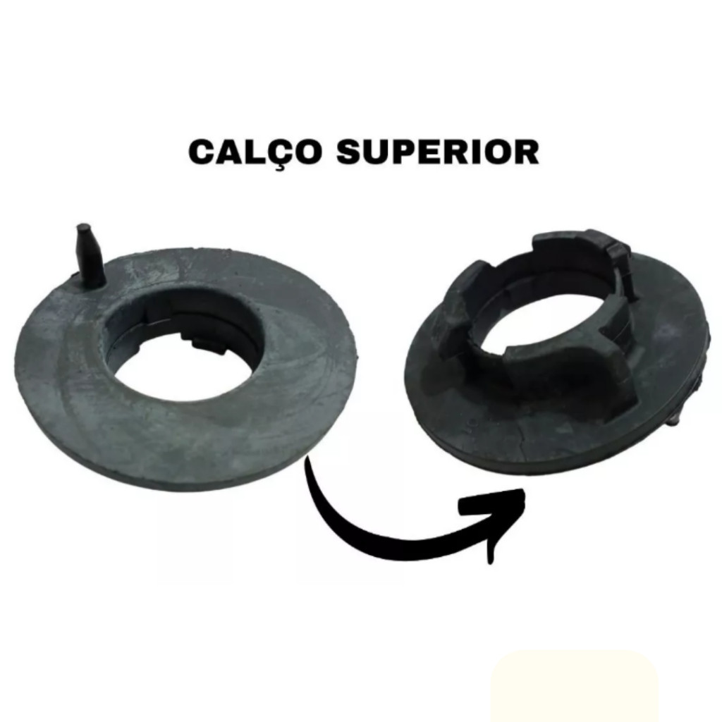 Kit Calço Assento Mola Traseira New Fiesta New Ka Ecosport — imagem 2 de 2