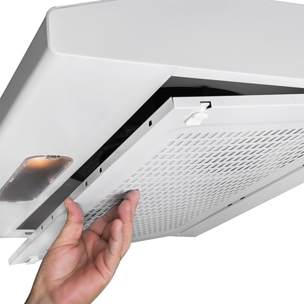 Detalhes do Depurador De Ar Slim 80Cm Branco Com Manta DI802BR Suggar 220V
