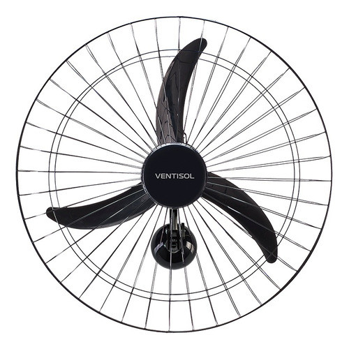 Ventilador De Parede Ventisol Comercial Preto 147w Com 3 Pás De Plástico, 60 cm De Diâmetro 127v - 220v em Oferta na Shopee