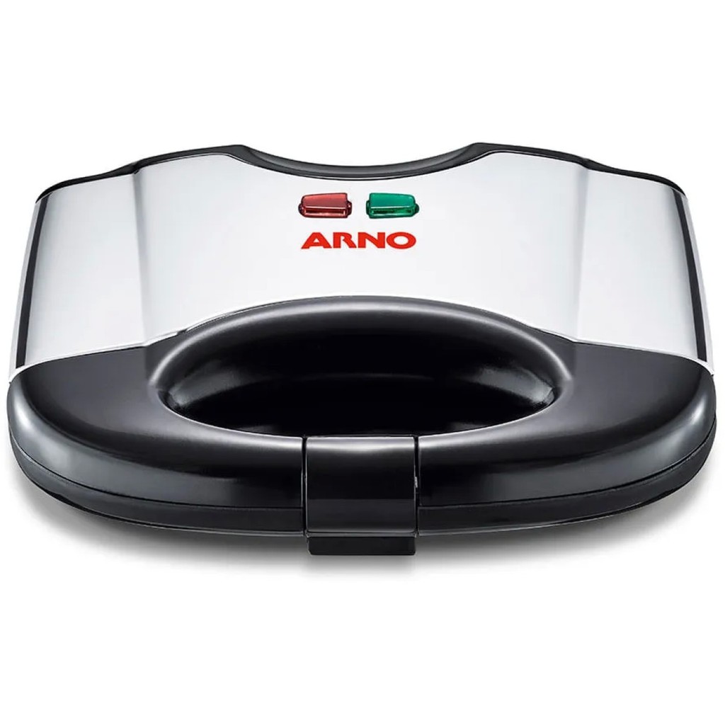 Sanduicheira Compacta Arno Inox Antiaderente 700W SACS Design Moderno Compacta