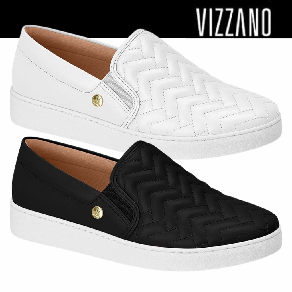 Tênis Feminino Vizzano Casual Slip On Matelassê Conforto em Oferta na Shopee