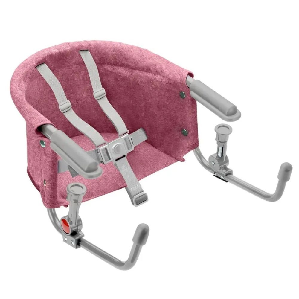 Cadeira de Alimentação de Encaixe em Mesa 6M-15KG Multikids Baby Click N' Clip Rosa