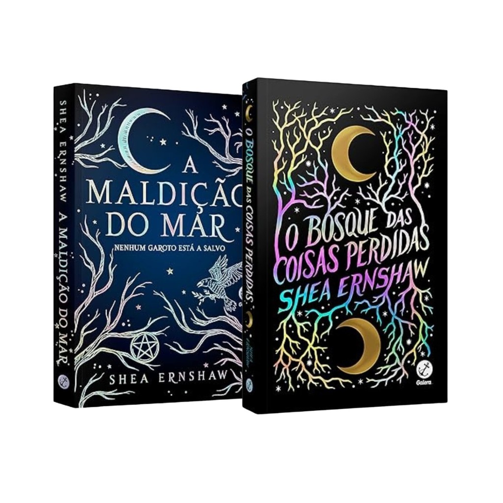 A Maldição Do Mar - Nenhum Garoto Está A Salvo + O Bosque Das Coisas Perdidas - Shea Ernshaw - Livro Físico