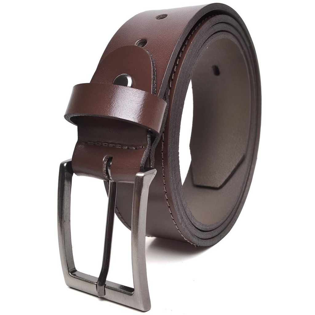 Cinto Social Masculino Social 100% Couro Legítimo Bovino Elegante Clássico Com Costura