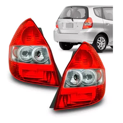 Lanterna Traseira Fit Cristal 2003 2004 2005 2006 2007 2008