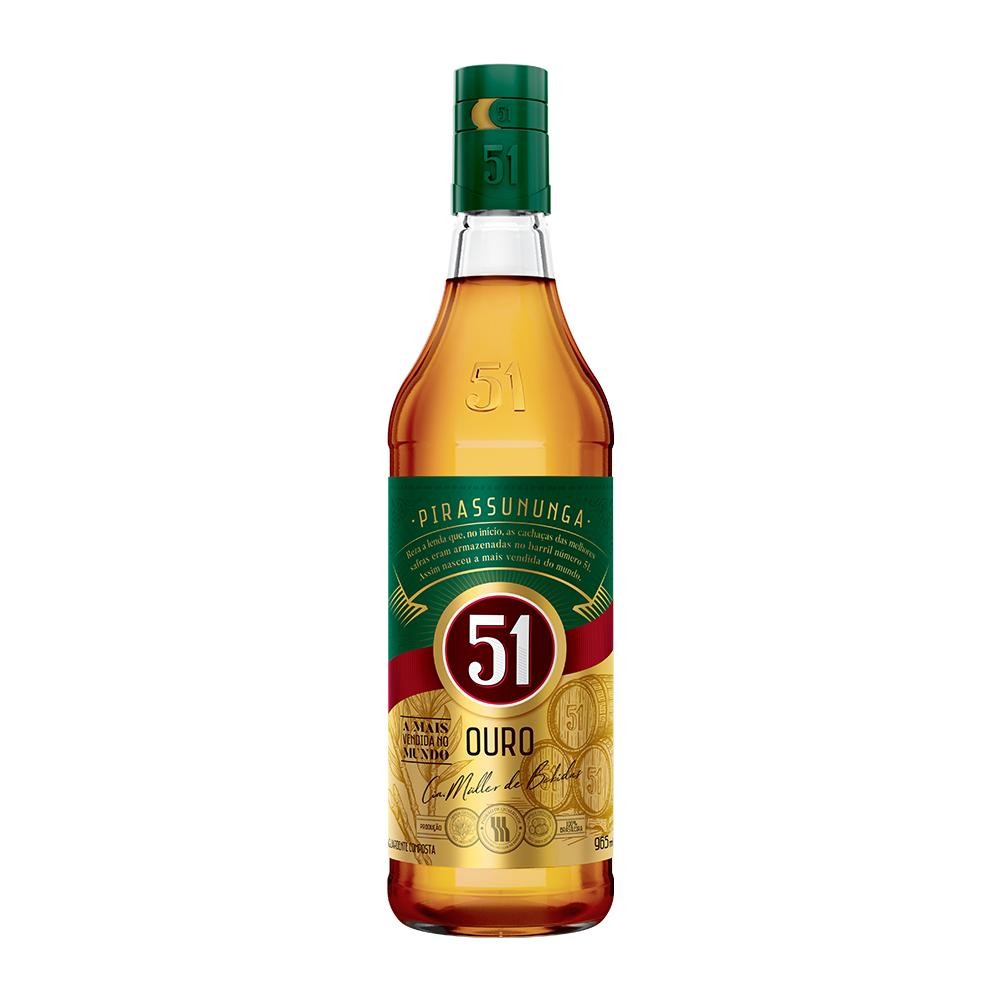 Aguardente Composta Ouro 51 Garrafa 965ml - Food & Beverages
