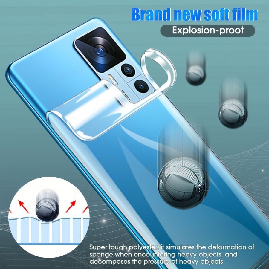 Película Traseira Gel Flexível Para Samsung Galaxy A14 A34 A54 A15 A25 A35 A55 A16 A26 A36 A56 A17 A27 A37 A57 A06 A07 — imagem 2 de 2