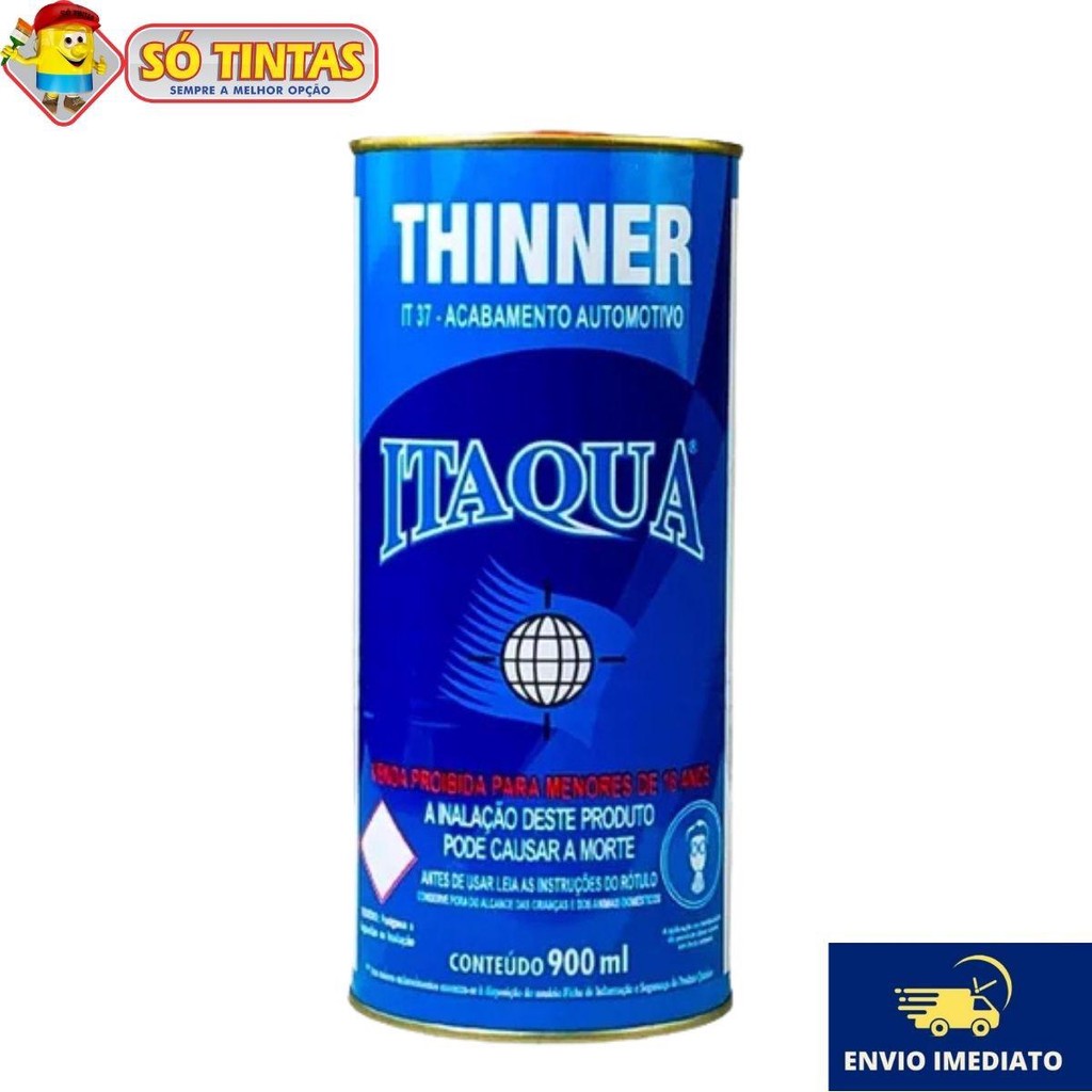 Diluente Thinner 900ml IT-37 Acabamento Automotivo Itaqua Maior Desempenho em Oferta na Shopee