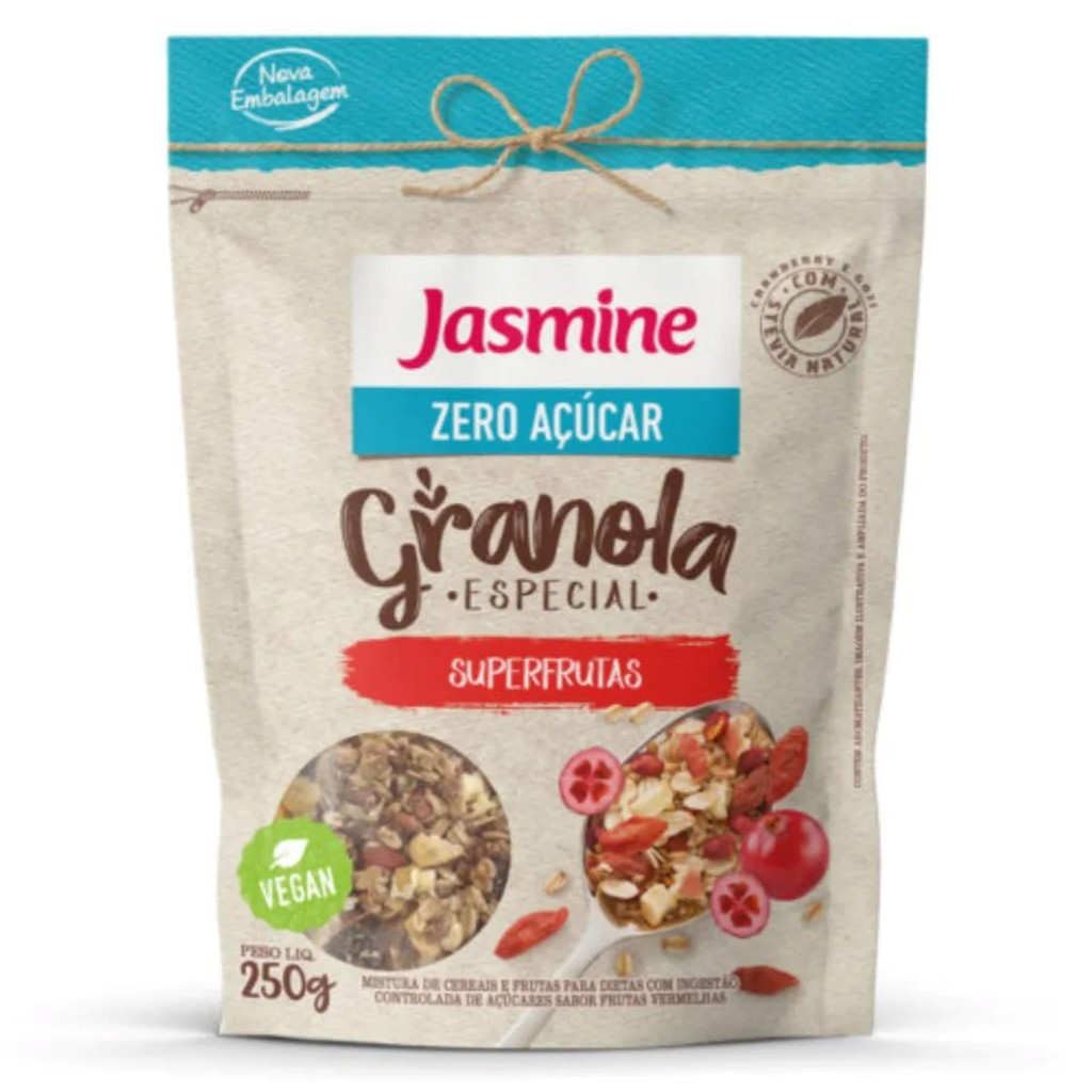 Jasmine Granola Superfrutas Zero Açúcar 250G