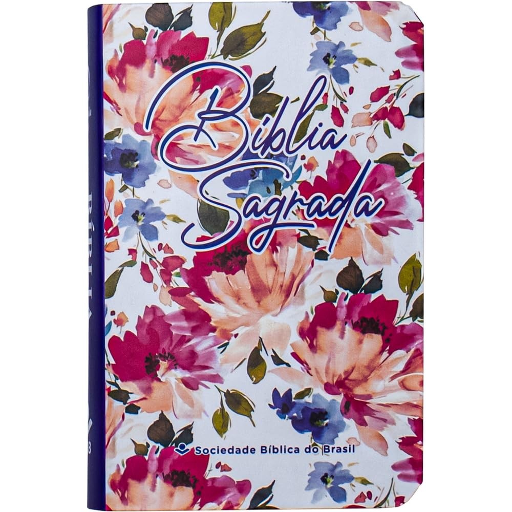 Bíblia Sagrada | Edição de Bolso| NAA | Capa Semiflexível Flores 2