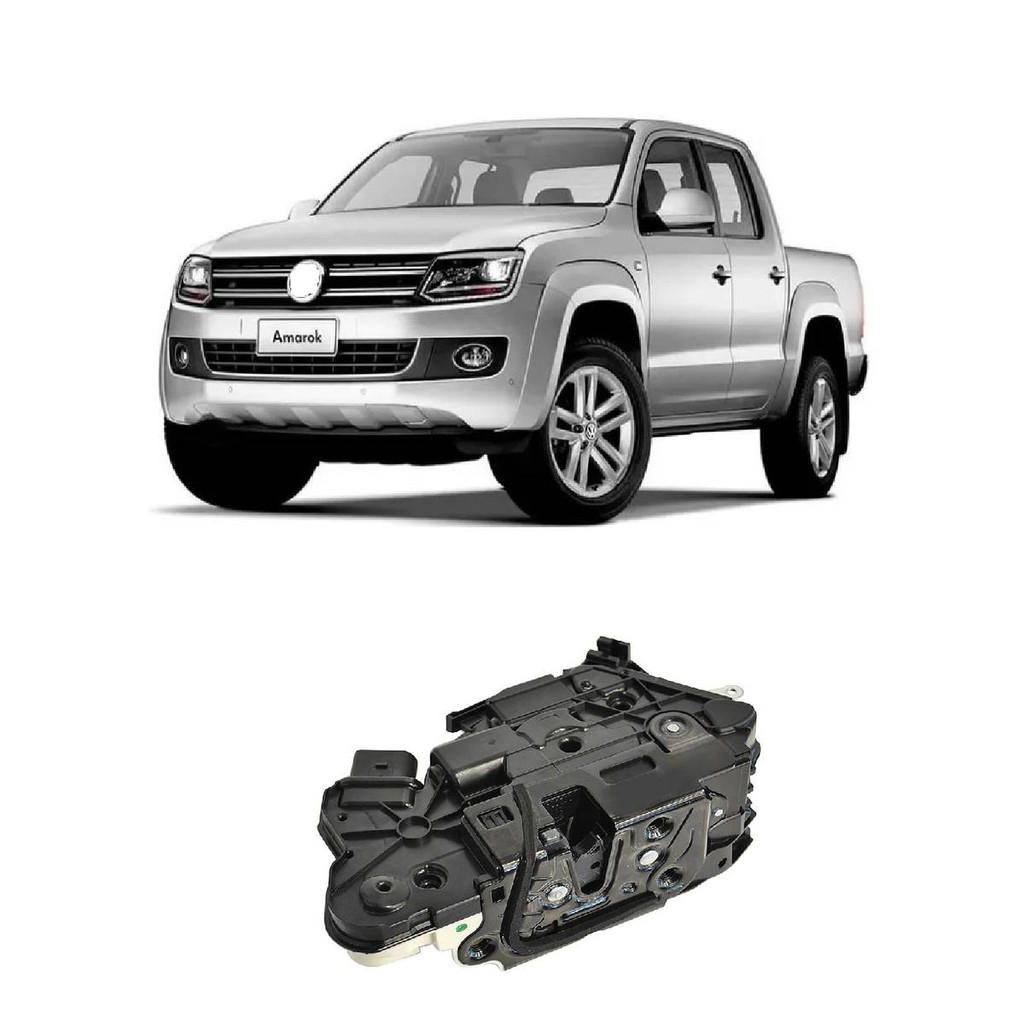 Fechadura Eletrica Porta Dianteira Esquerda Amarok  2009 a 2012 07 Pinos