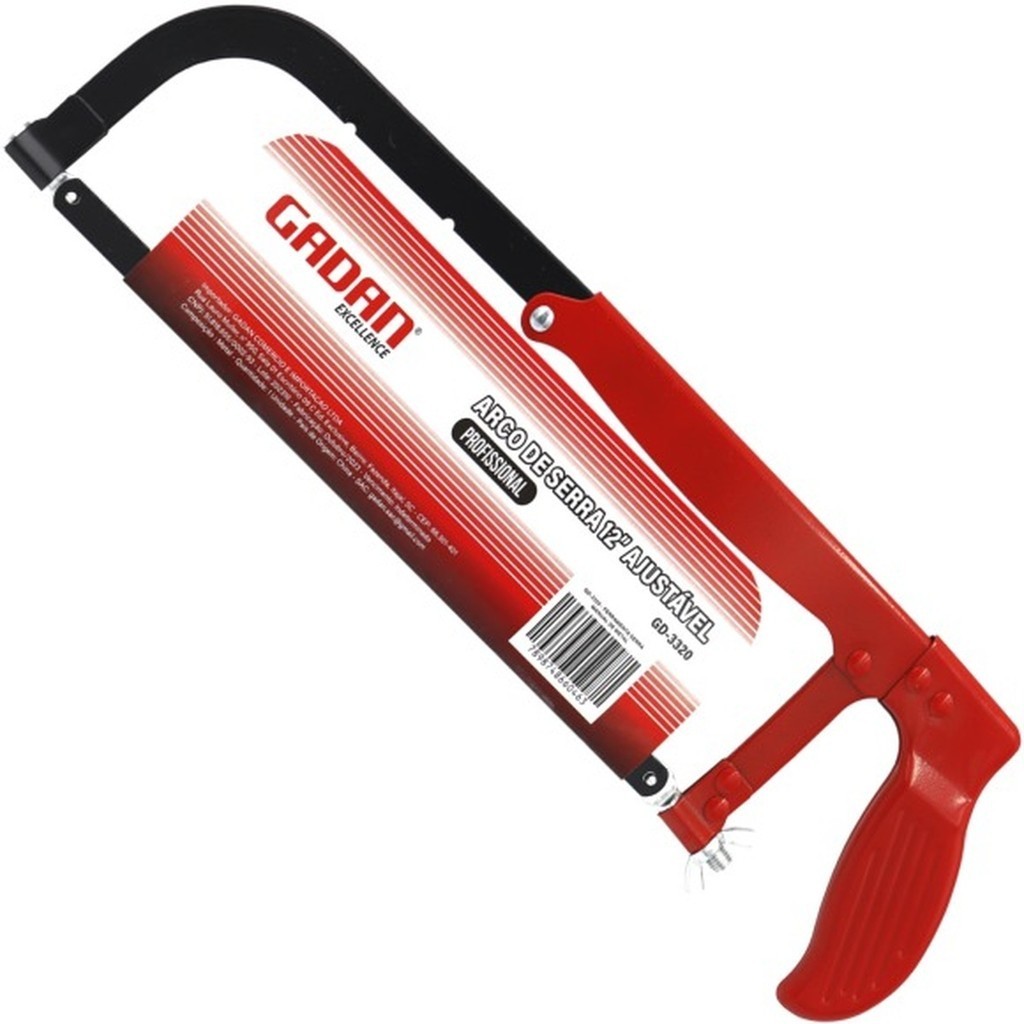 Arco de Serra profissional Ajustavel 12 - Acompanha Serra Bimetal