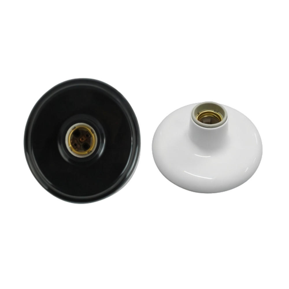 Plafon de Plástico Foxlux Bocal Porcelana E-27 | resistência, design prático em Oferta na Shopee