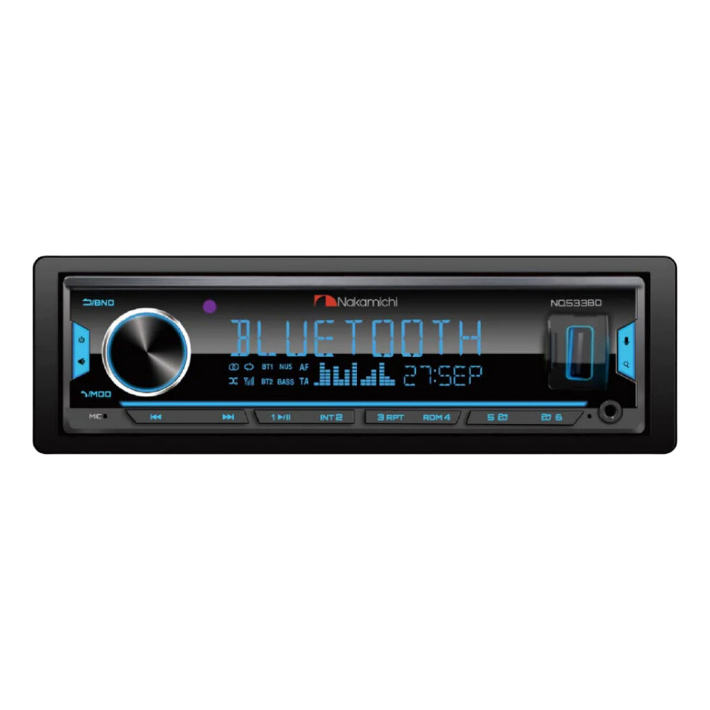 Radio Automotivo Nakamichi aparelho de Som MP3 Bluetooth Áudio Dsp Integrado