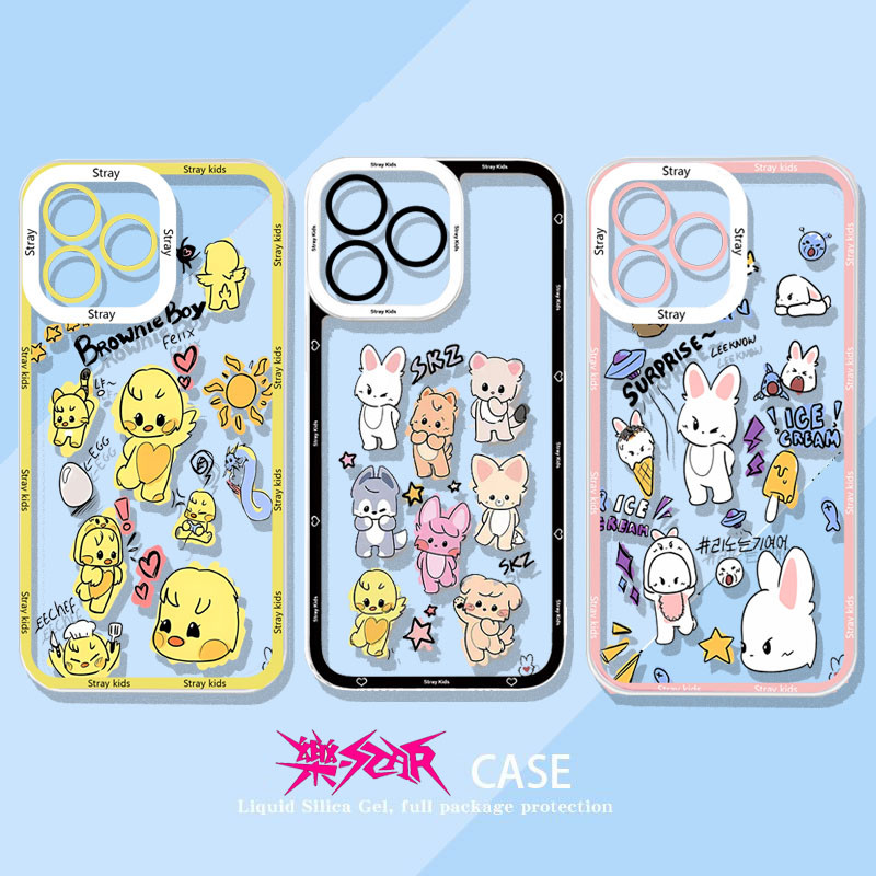Capa Para Samsung Galaxy S25 Ultra S24 S23 S22 S21 S20 Plus S24FE FE A56 A55 A54 A36 A16 A15 A26 A24 A06 Stray Kids Cart