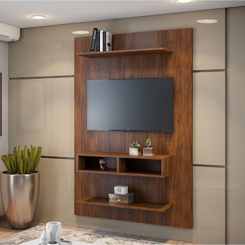 Painel para TV de até 43 Polegadas Byte Delta Imbuia Viero em Oferta na Shopee