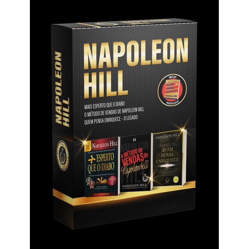 Livro - Box Napoleon Hill - Sucesso E Abundancia - Mais Esperto Qu em Oferta na Shopee