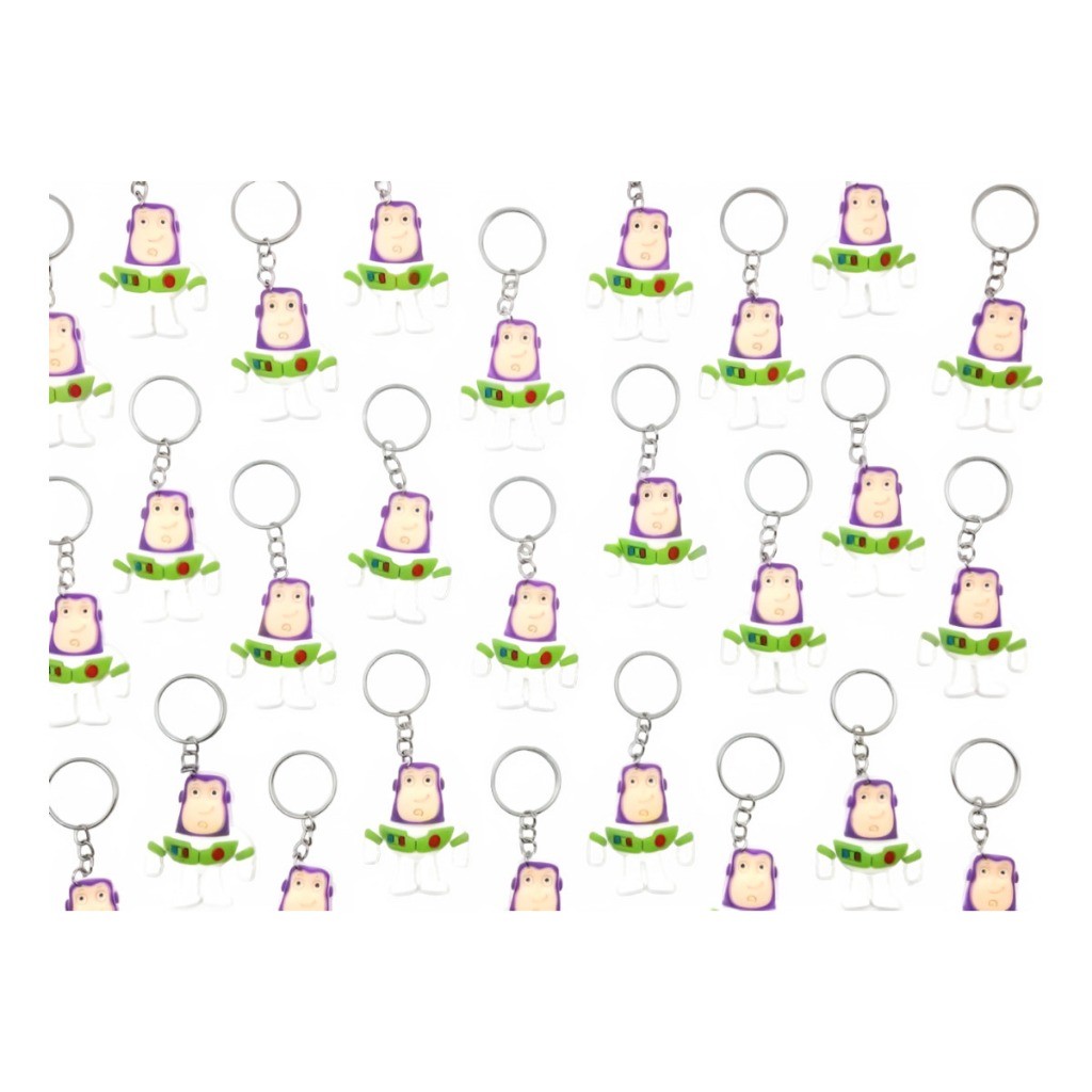 Buzz Lightyear Lembrancinha Toy Story Chaveiro 10un O Filme Turminha Niver Tema Novidade