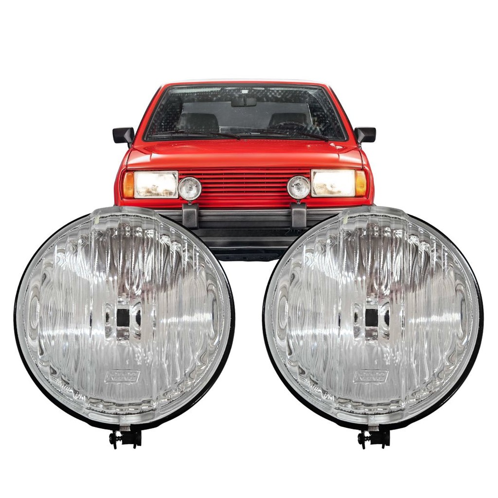 Par Farol Milha Neblina Redondo 142mm Universal Para Volkswagen Gol Gt Gts Gti 1987 a 1996  F-18V em Oferta na Shopee