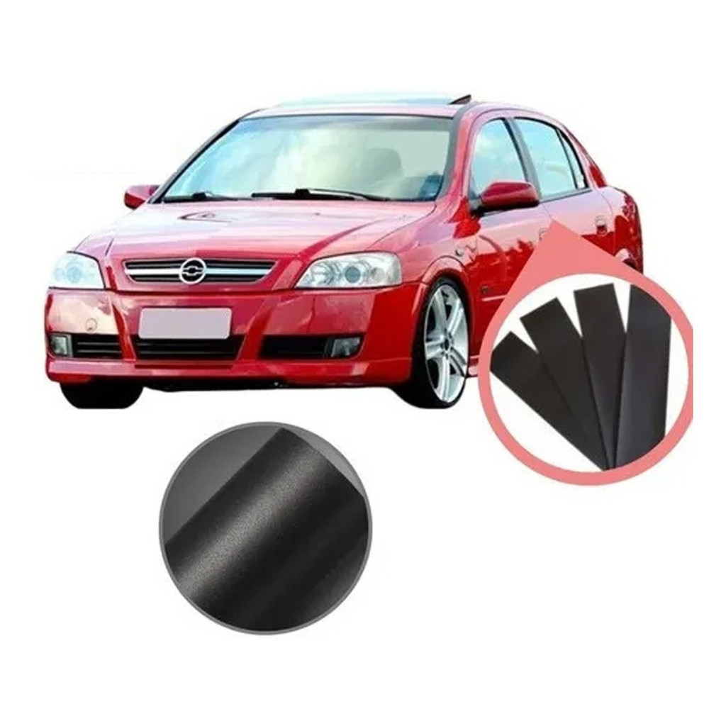 Adesivo Blackout Coluna Porta Preto Fosco Poroso Astra Hacht