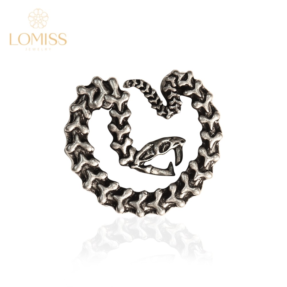 Alargador de Orelha Personalizado Cobre Modelo Cobra Envelhecido em Oferta na Shopee