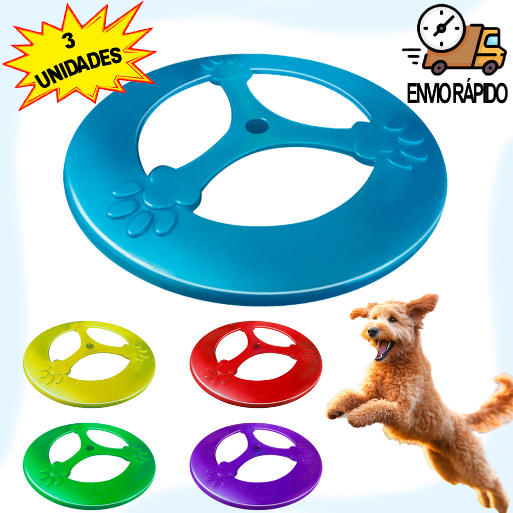 Frisbee Para Cachorro Brinquedo Pet Disco que Voa brinquedo Pet · foto 2
