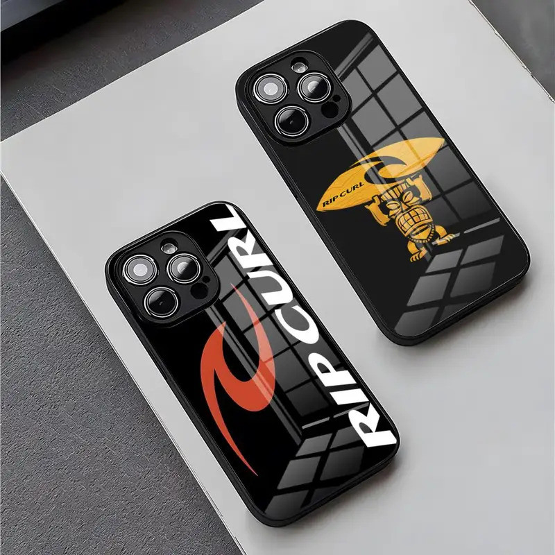 BK-1 Azul Água Surf Praia Rasga Cachos Caso De Telefone Para iPhone 17,15 Pro Max 14 Plus 12 Mini 11 13 X XR XS 8 7 SE V