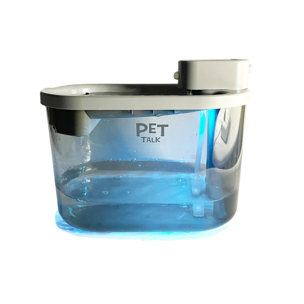 PET TALK Bebedouro sem fio e Sensor fonte autómatica Aproximação com filtro silencioso 2,2L Para gato e cachorro