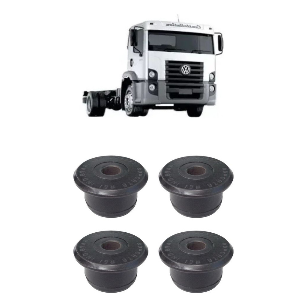 2 Coxim Dianteiro Cabine Vw Constellation 24250 17250 17280