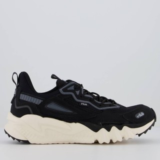 Tênis Fila Venture Tracer Preto e Cinza em Oferta na Shopee