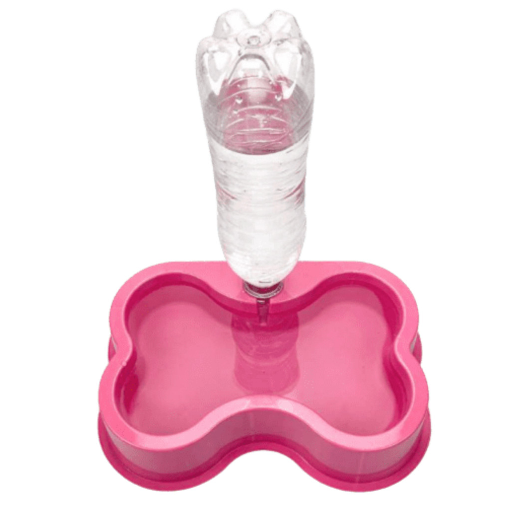 Bebedouro Automático Pet Cães e Gatos 1L Formato Osso em Oferta na Shopee