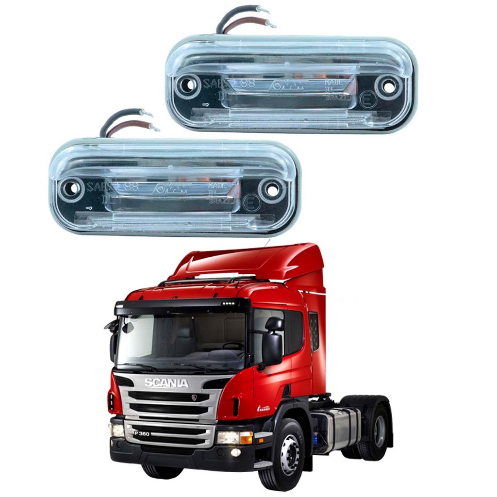 Kit 2 Lanterna De Placa Degrau T/R SC 112 113 142 143 Original em Oferta na Shopee