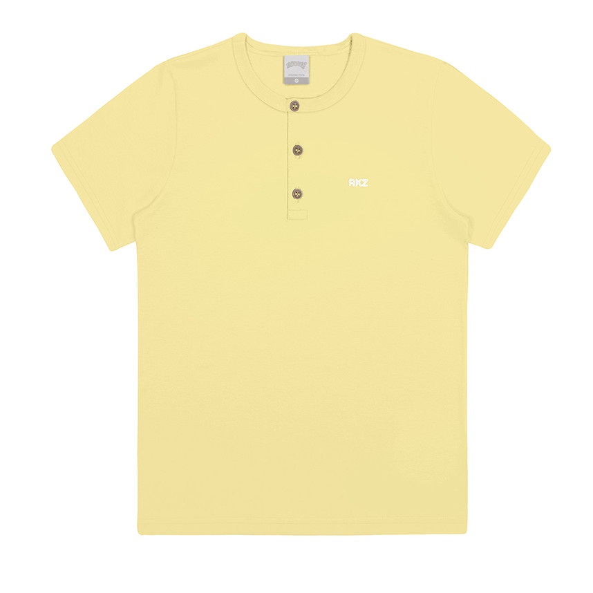 Camiseta Infantil Alakazoo Meia Malha Gola Padre 4 ao 8 em Oferta na Shopee