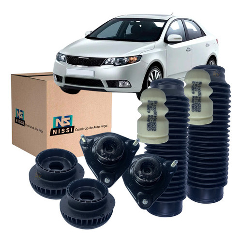Kit Amortecedor Batente Coifa Coxim Rolamento Original Expedbor Cerato 2008 2009 2010 2011 2012 2013