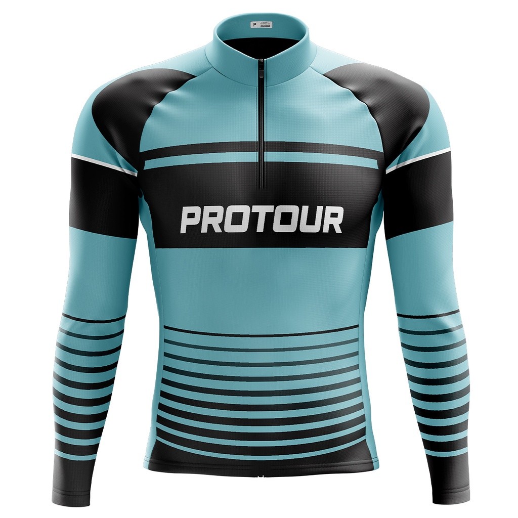 Camisa Ciclismo Camiseta Ciclista Roupa de Ciclismo Masculina Manga Longa Masculina Pro Tour Stellar protecao uv+50